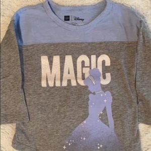 GAP x Disney Cinderella 3/4 Sleeve Tee